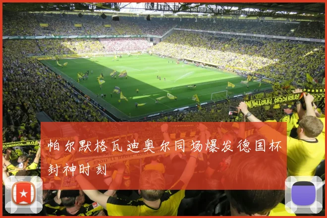 帕尔默格瓦迪奥尔同场爆发德国杯封神时刻